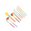 10pcs Makeup Brushes Soft Bristle Tool Brush Set Colored