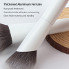 White New 12PCS Vegan Synthetic Bristles Wood Handle Powder Professional High Quality Wholesale Customize LOGO Makeup Brush Set