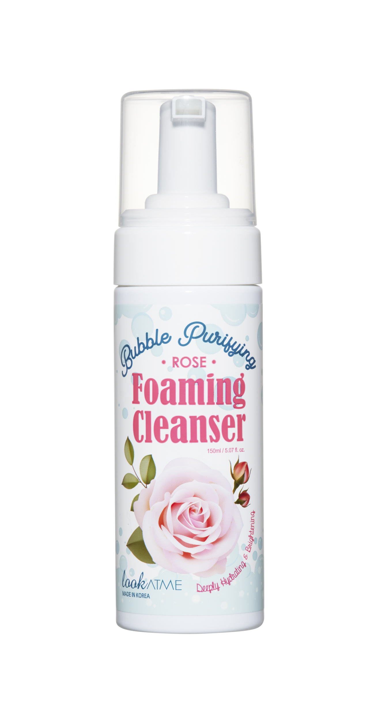 lookATME BUBBLE PURIFYING FOAMING CLEANSER ROSE