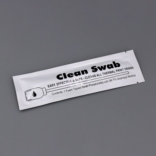 Pre-saturated 99% IPA Foam Head Clean Swab for Thermal Print Head Cleaning