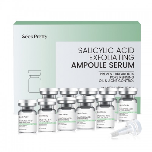 Facial Anti Acne Remover Vitamin C Sodium Hyaluronic Salicylic Acid Skin Care Repairing Ampoule Face Serum