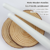 White New 12PCS Vegan Synthetic Bristles Wood Handle Powder Professional High Quality Wholesale Customize LOGO Makeup Brush Set