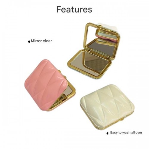 Portable Modern Creative Design Pocket Foldable Zinc Alloy Cosmetic Makeup Mirror