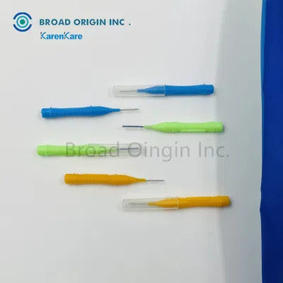 0.4/0.5/0.6mm Interdental Brush for Adult ISO Custom Logo Factory Biodegradable