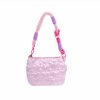 Fashion Portable Elegant Waterproof Pink Oxford Cute Women's Bag Carry-on Makeup Organizer Handbag