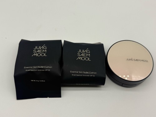 Jung Saem Mool Essential Skin Nuder Cushion set SPF 50 +2 Refill #25 Bronze