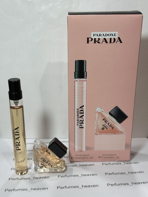 PRADA Paradoxe Eau de Parfum Travel Spray 10ML 0.33oz + 7 ml 0.23 oz
