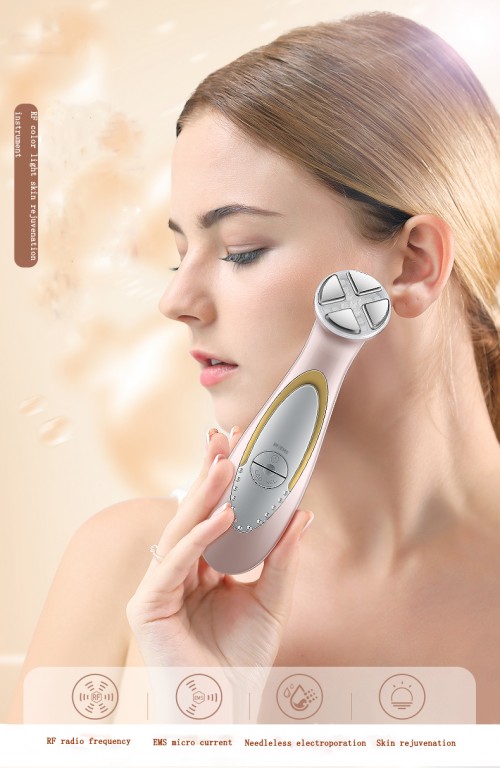 RF skin care machine/ Sain beauty machine EMS RF 6 color photon ultrasonic skin care machine