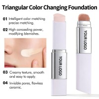 Private Label Color Changing Foundation Stick OEM ODM, Waterproof Smooth Texture, Custom Shades & Tube Design, FDA & CPNP Compliant