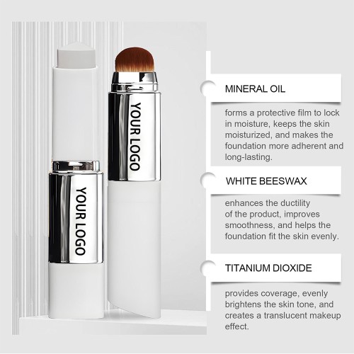 Private Label Color Changing Foundation Stick OEM ODM, Waterproof Smooth Texture, Custom Shades & Tube Design, FDA & CPNP Compliant
