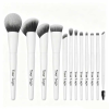 White New 12PCS Vegan Synthetic Bristles Wood Handle Powder Professional High Quality Wholesale Customize LOGO Makeup Brush Set