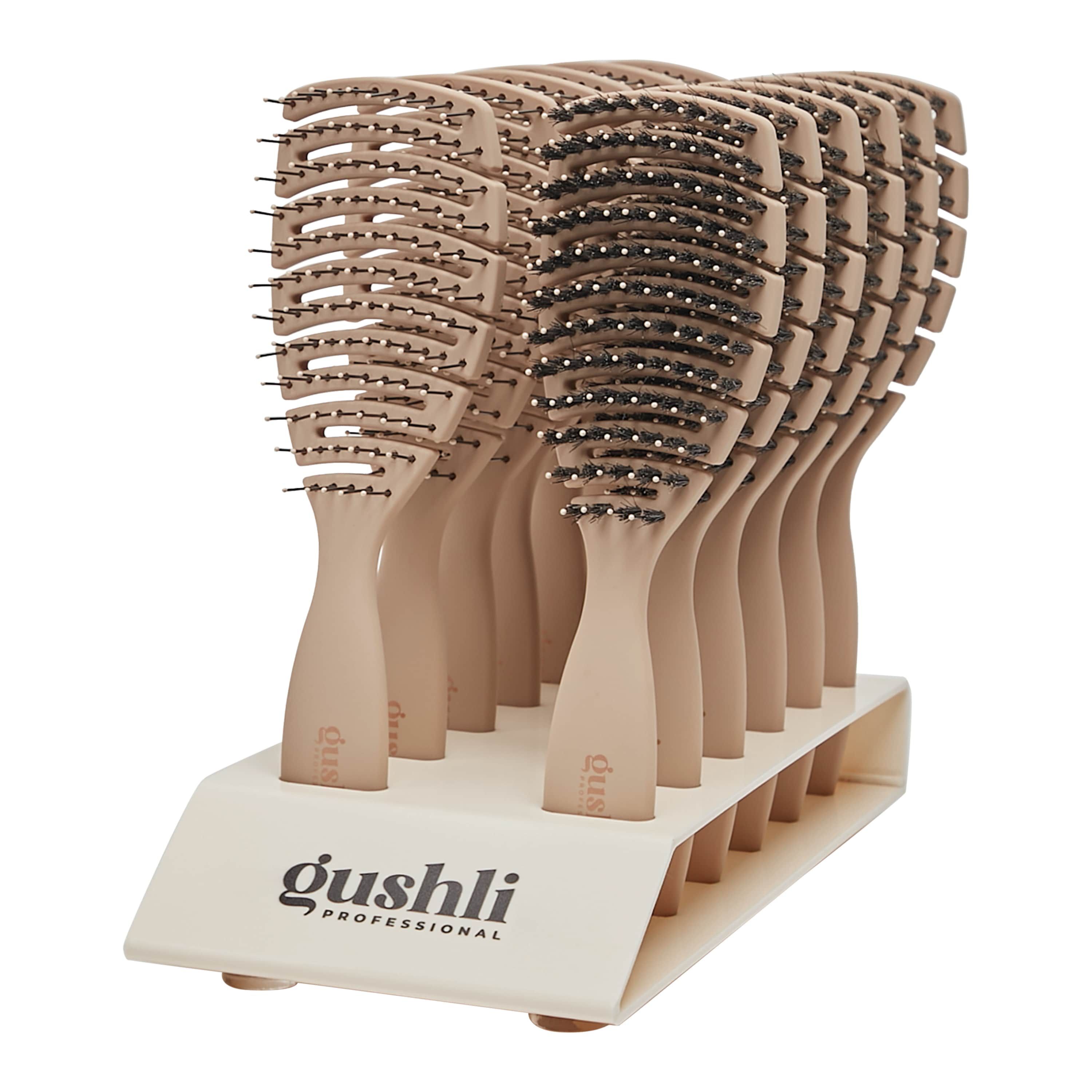 GUSHLI Heat X-treme Vent Brush for Detangling, Blow-drying, Volume