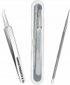 Professional Blackhead and Splinter Remover Tools Stainless Steel Easily Cure Pimples Whiteheads Comedones Acne Zit Ingrown