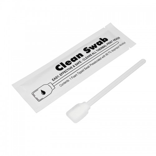 Pre-saturated 99% IPA Foam Head Clean Swab for Thermal Print Head Cleaning