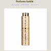 5ML Custom Gold Color Metal Zinc Alloy Spray Perfume Dispensing Bottle With Bottom Filling Self-pump