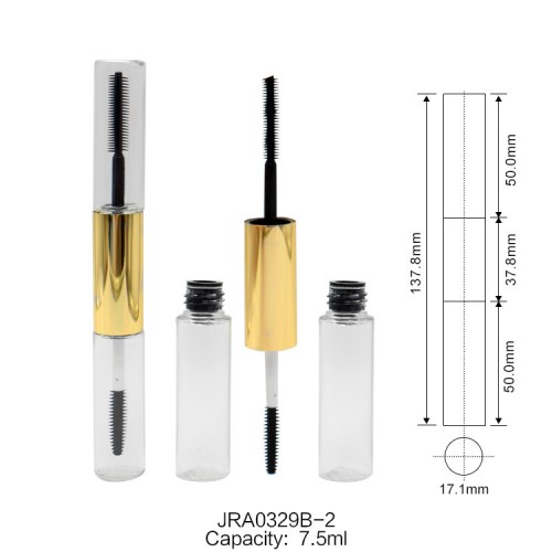 The manufacturer directly supplies round mascara tube lip gloss tube eyeliner bottle empty tube OEM private custom empty liquid mascara tube bottle mascara packaging materials