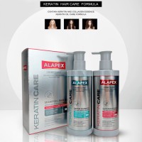 ALAPEX Professional Keratin Care Shampoo + Mask Kit - 98% Repair Formula for All Hair Types