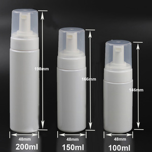 150ml Plastic White Foam Pump Bottle Soap Dispenser Pump Bottle (FB04A)