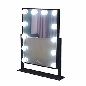 2017 newest hollywood lighted makeup mirror with led lights bulb mirror for beauty