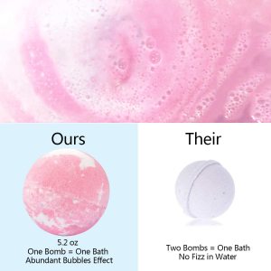 2020 new arrival OEM ODM long time fizzes cleansing bath bombs gift set organic rainbow bath bomb