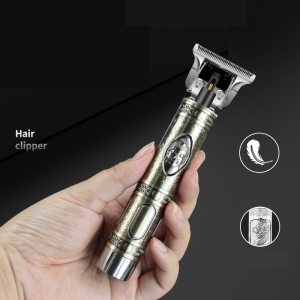 2021 New Arrival Salon Household Recommendation USB Cordless Gold Dragon Professional Hair Trimmer