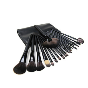 24pcs Black Makeup Brushes Set Kits Professional Makeup Tools Brand