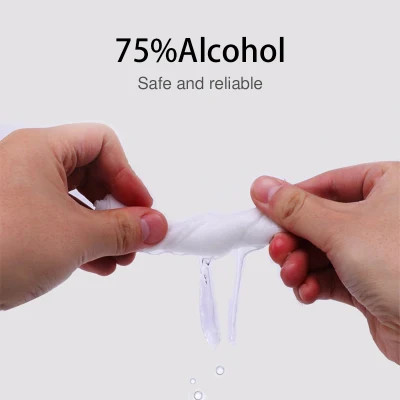 75% Alcohol Wet Wipes Cleaning Sterilizing Wipes 1/10/50/80sheets/Pack