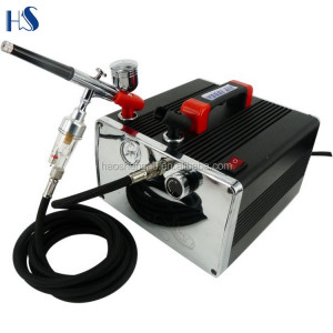 airbrush kit and compressor art HS-217K