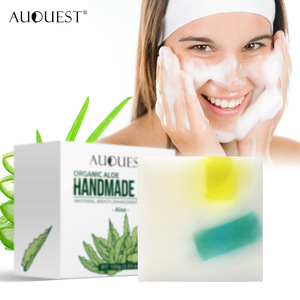 Auqa Aloe Barbadensis Leaf Soap Herbal Facial Cleanser Wholesale Low Price