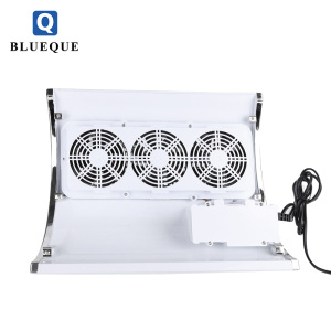 BLUEQUE new smart vacuum nail dust collector with 3 fans nail dust suction
