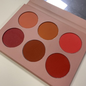 Blush palette high pigment blush palette private label makeup blush palette