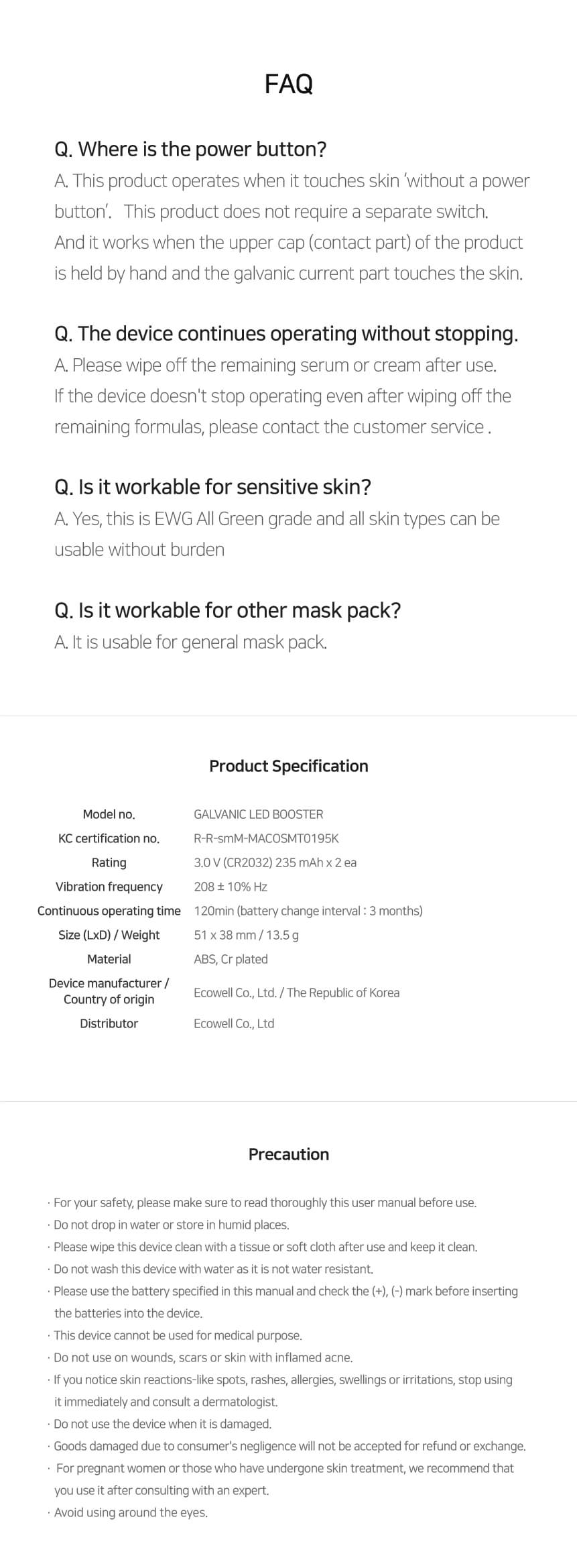 [Cellpod] Galvanic LED Booster