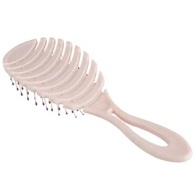 Curve Plastic Custom Color Waterproof Massage Plastic Portable Detangling Hair Brush