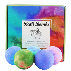 Custom Christmas packaging bath bombs set bath bombs set bubble essential oil