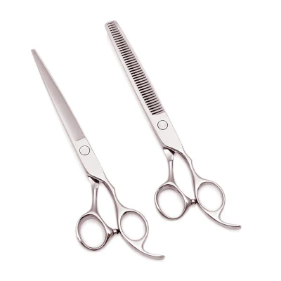 Custom Left Handed Hair Scissors Set Wholesale 6 Inch Professional Japan 440c Hair Scissors