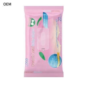 Customize package wet wipe factory 20pcs baby wet wipes
