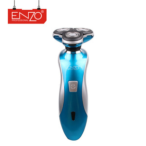 ENZO Professional high quality triple heads individually floating blades 3D rotary cordless strong electric men shaver machine