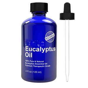 Eucalyptus Leaf Essential Oil 4oz - Premium Therapeutic Grade, for Diffuser, Humidifier,100% Pure - with OEM service