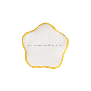 Factory cheap price mentally friendly 30% cotton makeup remover pad, 70% bamboo reusable makeup remover pad