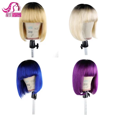 Fashion Human Hair Bob Wigs Brazilian Hair Lace Front Wigs