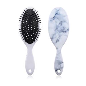 Fashion  Plastic Hair Brush Styling Massage Comb Magic Comb tools marble style hair brush best sold hair comb