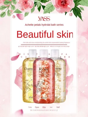 Fragrance Body Wash Whitening Moisturizing Flower Petal Flower Shower Gel