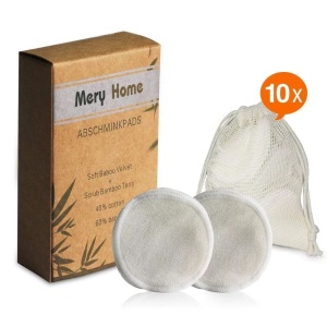 High Quality Bamboo Cotton Face Reusable Make Up Remover Pads Washable Makeup Remover Pads