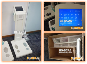 hot selling body composition analyzer evaluates visceral fat segmental fat distribution