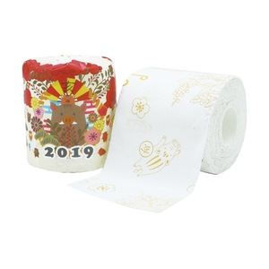 Japan Toilet Roll 2019 Happy New Year ~Year of the Boar~ 1R 27.5m W Wholesale