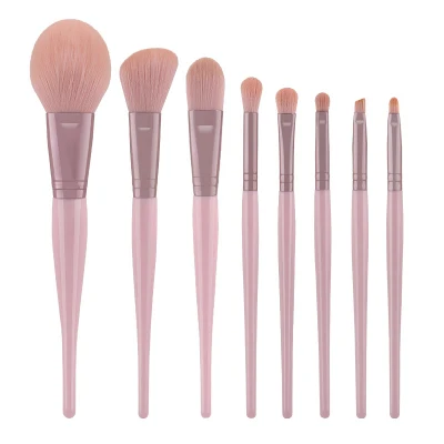 Jukai 8-Piece Makeup Brush Set: Powder Blusher Brush Storage Beauty Tools