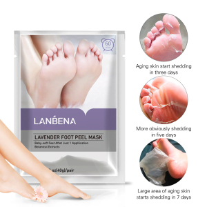 LANBENA lavender exfoliating peeling foot mask