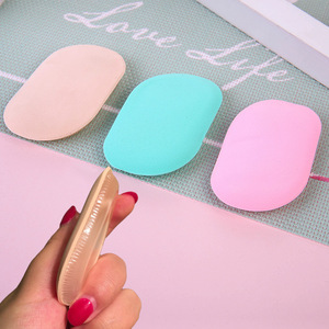 Liquid Powder Foundation  2 in 1 Makeup Puff Silicone and Sponge 2 Sides Cosmetic Puff Jelly Beauty Tool