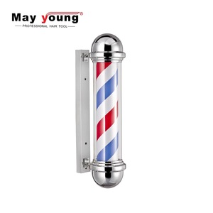 M317 Other type hair salon equipment Factory sell LED lamps Barber shop pole