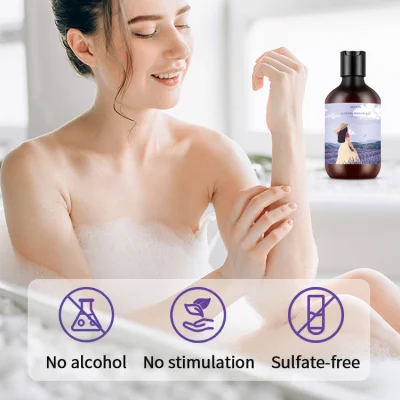 Mooyam Wholesale Bath Product Moisturizing Body Wash Relaxing Soothing Refreshing Whitening Organic Lavender Perfume Shower Gel